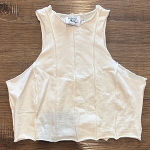 Princess Polly textured lined crop Tank Top